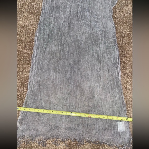 Made in Japan linen scarf (grey) - Picture 2 of 4